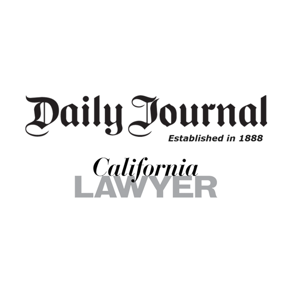 Logo with text: Daily Journal, Established in 1888, California Lawyer