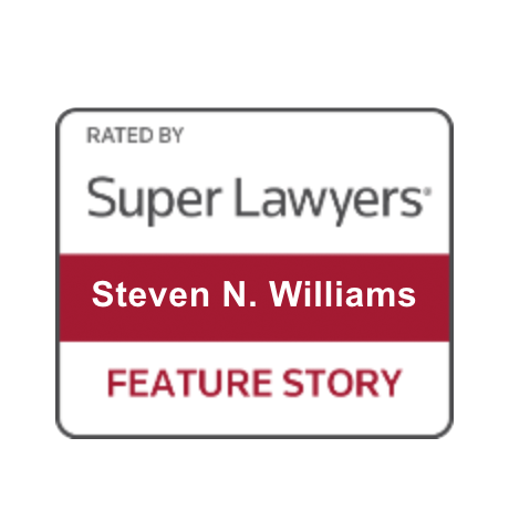 Rated by Super Lawyers Badge - Steven N. Williams Feature Story
